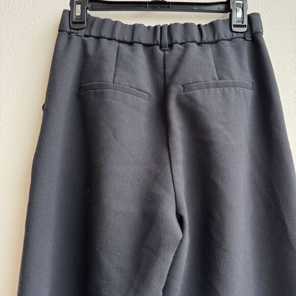 ✨$5/$25 Abercrombie & Fitch Black Wide Straight Leg Trouser Pants Size 27/4 LONG - Picture 11 of 11